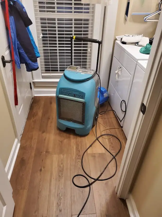 Commercial dehumidifier deployed for Flood Damage Cleanup in Del Rio